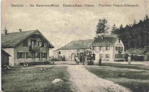 AK / Ansichtskarte Markirch Ste-Marie-aux-Mines 68 Haut-Rhin Deutsch-franzoesische Grenze Frontière Franco-Allemande