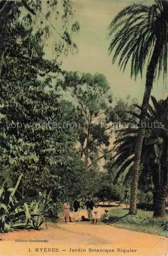 AK / Ansichtskarte HYERES-les-Palmiers HYERES-les-Salins 83 Var Jardin Botanique Riquier