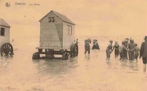 AK / Ansichtskarte OSTENDE Oostende West-Vlaanderen Belgie Les bains