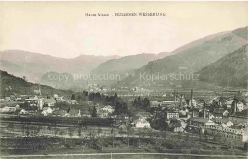 AK / Ansichtskarte Husseren-Wesserling Thann 68 Haut-Rhin Vue générale