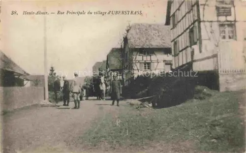 AK / Ansichtskarte Ueberstrass Altkirch 68 Haut-Rhin Rue Principale du village