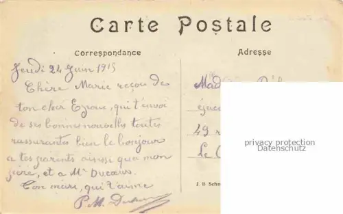 AK / Ansichtskarte Ueberstrass Altkirch 68 Haut-Rhin Rue Principale du village