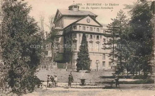 AK / Ansichtskarte MULHOUSE Muehlhausen 68 Alsace Le Théâtre vu du Square Steinbach