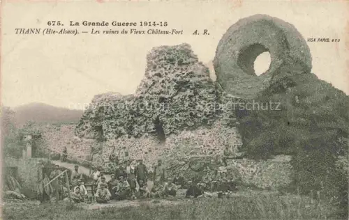 AK / Ansichtskarte Thann  ALsace 68 Haut-Rhin Les ruines du vieux Château-Fort