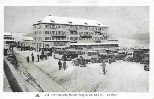 AK / Ansichtskarte Markstein Le 1250m Oderen Thann 68 Haut-Rhin Hotel Restaurant Hautes-Vosges en hiver