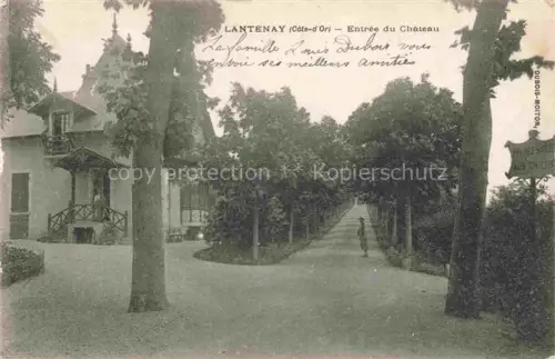 AK / Ansichtskarte Lantenay DIJON 21 Cote-d Or Entrée du Château