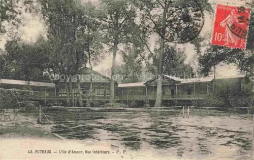 AK / Ansichtskarte Puteaux NANTERRE 92 Hauts-de-Seine L'Ile d'Amour vue intérieure