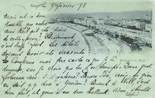 AK / Ansichtskarte NICE   Nizza 06 Alpes-Maritimes Boulevard du Midi