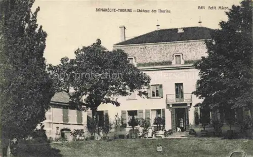 AK / Ansichtskarte Romaneche-Thorins MACON 71 Saone-et-Loire Château des Thorins