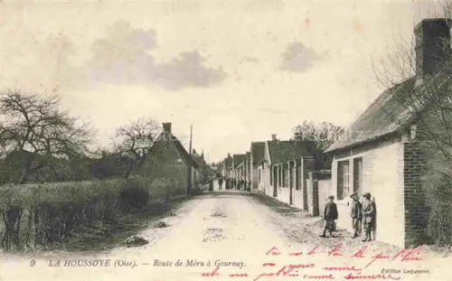 AK / Ansichtskarte La Houssoye Beauvais 60 Oise Route de Méru à Gournay