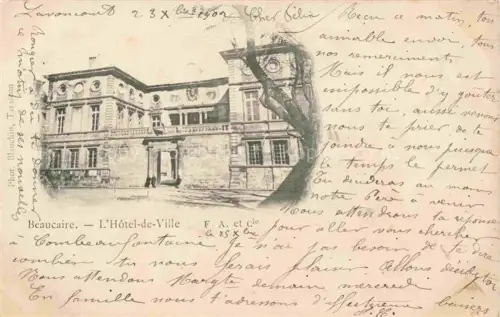 AK / Ansichtskarte Beaucaire  NIMES 30 Gard Hôtel de Ville Rathaus