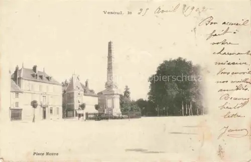AK / Ansichtskarte Vesoul 70 Haute Saone Place Neuve Monument