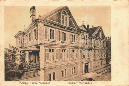 AK / Ansichtskarte Marlenheim Molsheim 67 Bas-Rhin Pension ménagère