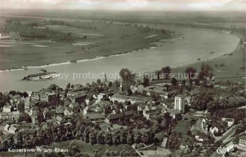 AK / Ansichtskarte Kaiserswerth Panorama Blick ueber den Rhein