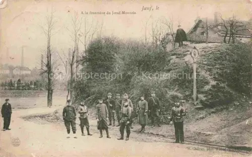 AK / Ansichtskarte Grenze Douane Zoll Frontiere Border-- Joeuf Montois Nancy 