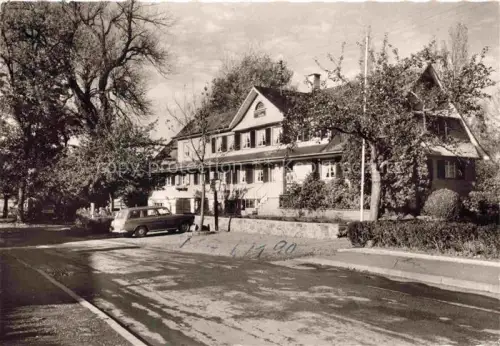 AK / Ansichtskarte Wasserburg am Bodensee Bayern Hotel Zum lieben Augustin