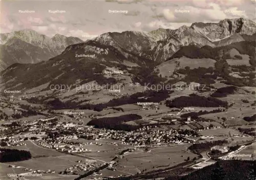 AK / Ansichtskarte Sonthofen Allgaeu Bayern Fliegeraufnahme