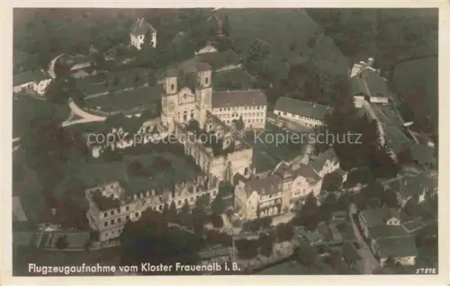 AK / Ansichtskarte Frauenalb Marxzell Karlsruhe BW Kloster Frauenalb Fliegeraufnahme