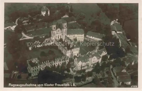 AK / Ansichtskarte Frauenalb Marxzell Karlsruhe BW Kloster Frauenalb Fliegeraufnahme
