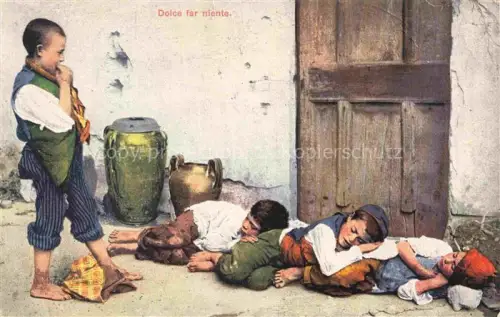 AK / Ansichtskarte NAPOLI Neapel Naples IT Dolce far niente