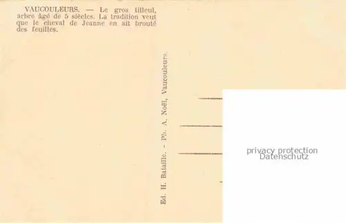 AK / Ansichtskarte Vaucouleurs Commercy 55 Meuse Le gros tilleul arbre age de 5 siecles