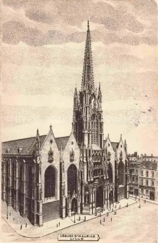 AK / Ansichtskarte LILLE 59 Nord Eglise St Maurice