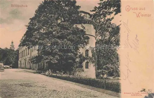 AK / Ansichtskarte WEIMAR  Thueringen Bibliothek