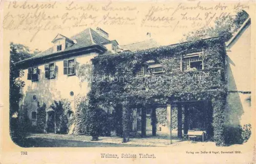 AK / Ansichtskarte WEIMAR  Thueringen Schloss Tiefurt