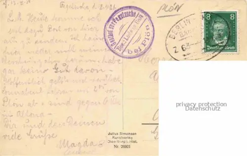 AK / Ansichtskarte Ploen am See Schleswig-Holstein Blick vom Edeberg