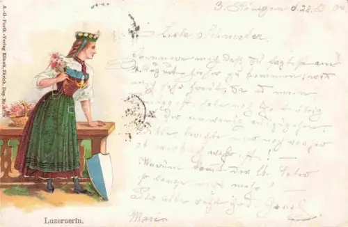 AK / Ansichtskarte LUZERN  LU Luzernerin