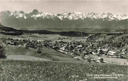 AK / Ansichtskarte Oberdiessbach Konolfingen BE mit Blick auf Stockhornkette