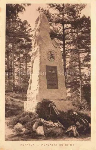 AK / Ansichtskarte Hohnack Chateau Hohenack 68 Haut-Rhin Monument du 152e RI