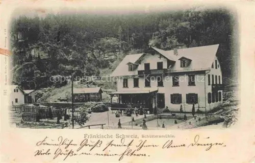 AK / Ansichtskarte Pottenstein Oberfranken Schuettersmuehle