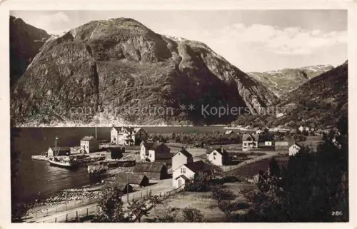 AK / Ansichtskarte Eidfjord Norge Panorama Berge