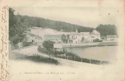 AK / Ansichtskarte Bagnoles-de-l Orne 61 Aux bords du lac