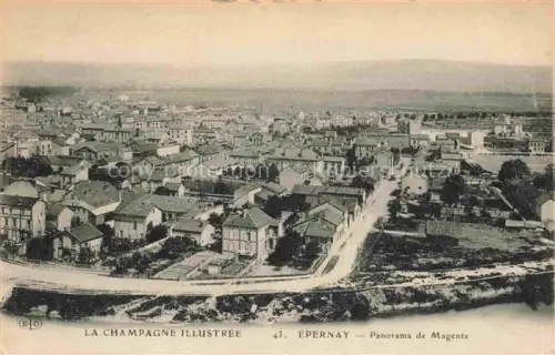 AK / Ansichtskarte EPERNAY 51 Marne Panorama de Magenta