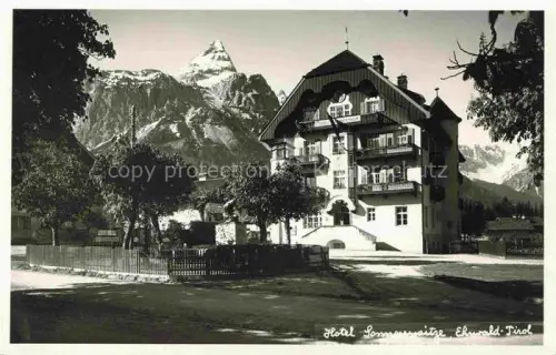 AK / Ansichtskarte Ehrwald Tirol AT Hotel Sonnenspitze Alpen