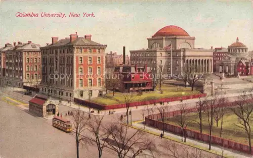 AK / Ansichtskarte NEW YORK City USA Columbia University Illustration