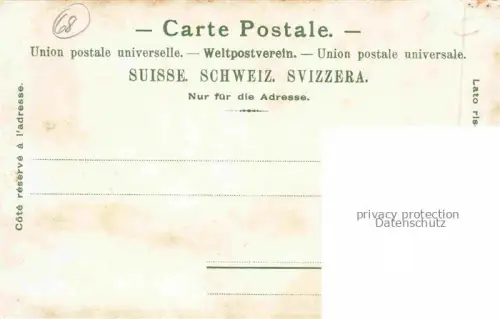 AK / Ansichtskarte St-Morand Saint-Morand Rammersmatt Thann 68 Haut-Rhin Kloster Kirche Heiligenfigur Kuenstlerkarte