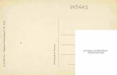 AK / Ansichtskarte Vosges Vogesen Region Sur le versant alsacien des Vosges Général Putz M. Poincaré M. Millerand