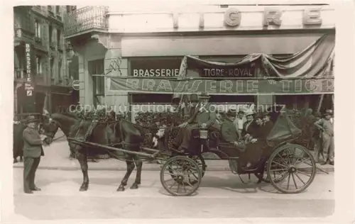 AK / Ansichtskarte PARIS 75 Pferdekutschen Empfang