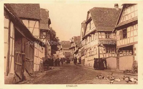 AK / Ansichtskarte Engwiller Engweiler 67 Bas-Rhin Dorfpartie