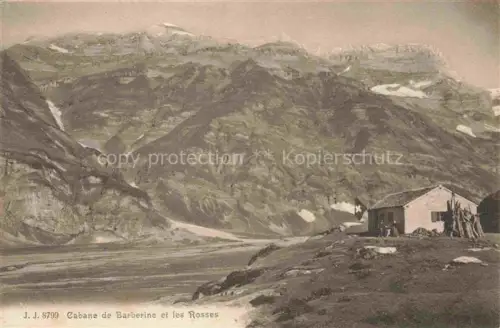 AK / Ansichtskarte Cabane de Barberine Le Chatelard VS et les Rosses