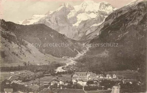 AK / Ansichtskarte Kandersteg BE mit Bluemlisalp