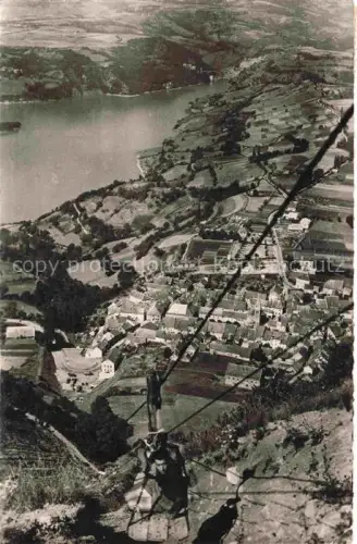 AK / Ansichtskarte Boustigue Corps GRENOBLE 38 Isere Depart du Tele Benne Vue generale sur Corps et le Lac du Sautet