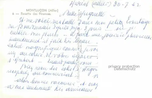 AK / Ansichtskarte MONTLUCON 03 Allier Recette des Finances