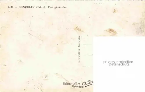 AK / Ansichtskarte Goncelin Grenoble 38 Isere Vue generale aerienne