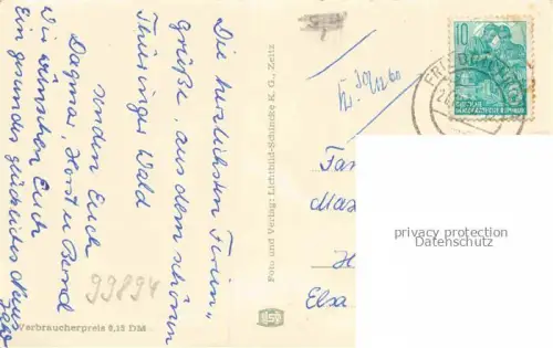 AK / Ansichtskarte Friedrichroda Thueringen Fliegeraufnahme Panorama Kirche Park