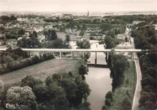 AK / Ansichtskarte Bonneval Chateaudun 28 Eure-et-Loir Vue aerienne La Nouvelle Route