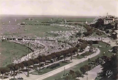 AK / Ansichtskarte ARCACHON 33 Gironde Vue d'Ensemble de la Plage Les 3 Jetees